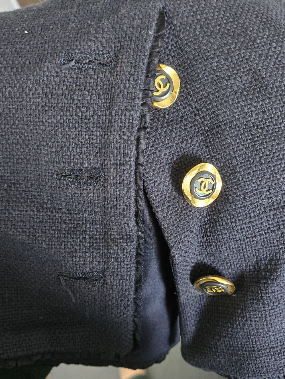Vintage CHANEL Navy Skirt